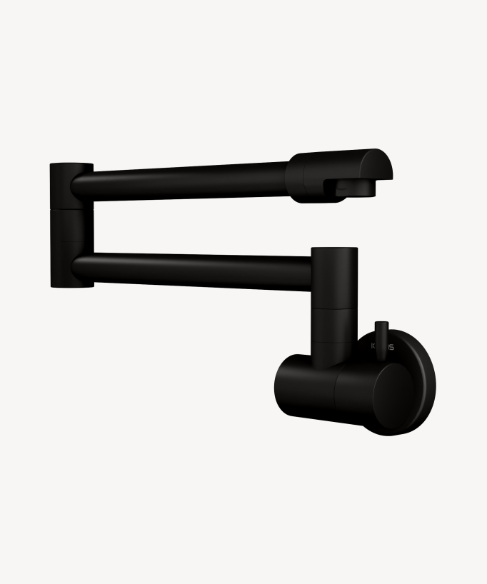 Miscelatore cucina a parete acqua fredda Nero - Corbeau