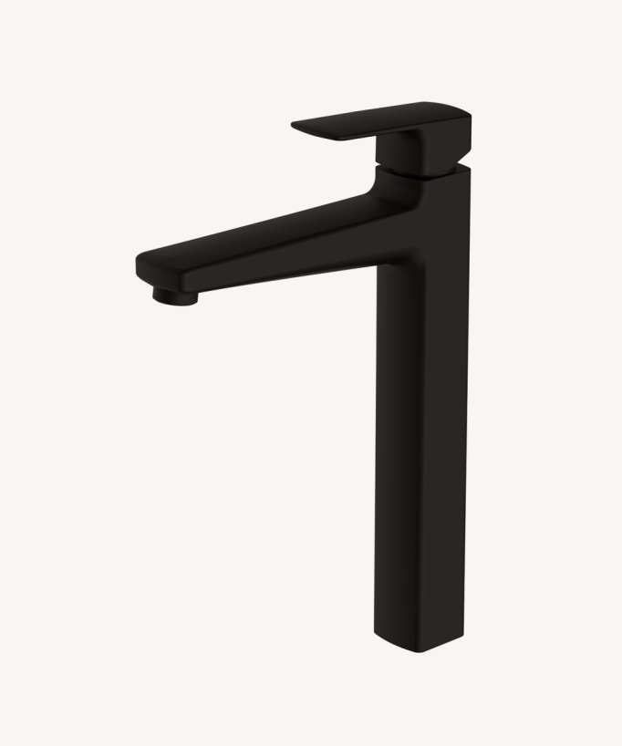 Miscelatore lavabo alto nero - Cana