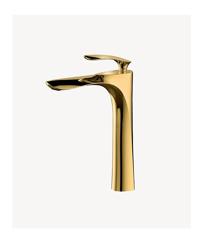 Miscelatore lavabo in ottone dorato - Canopus