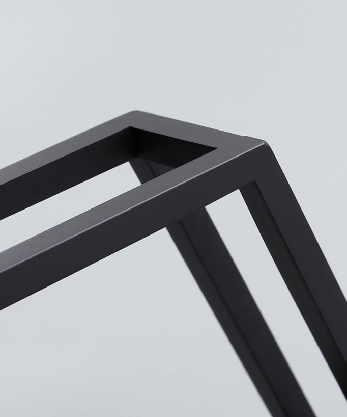 Miscelatore monocomando di design per lavabo - Nero opaco