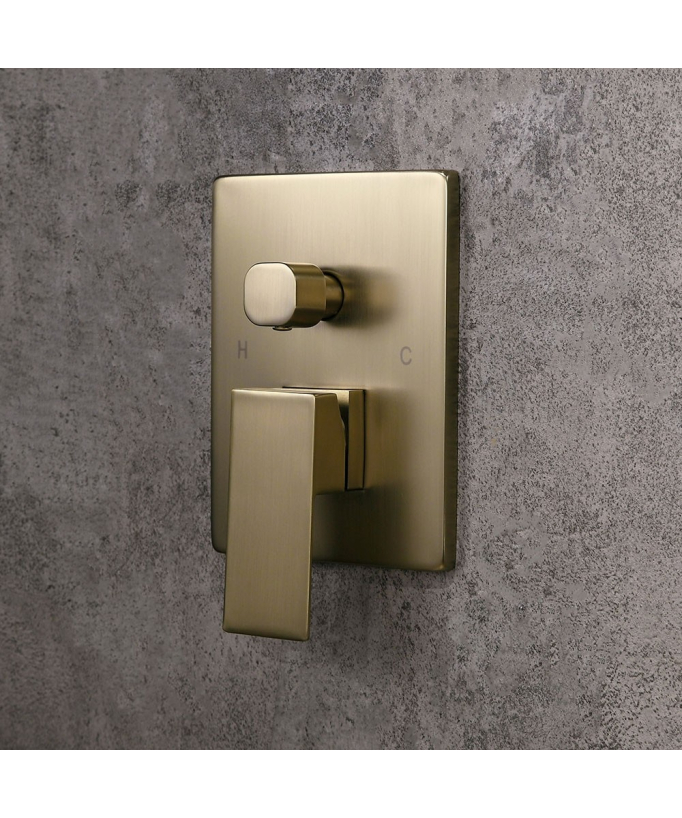 Composizione doccia - Oro spazzolato