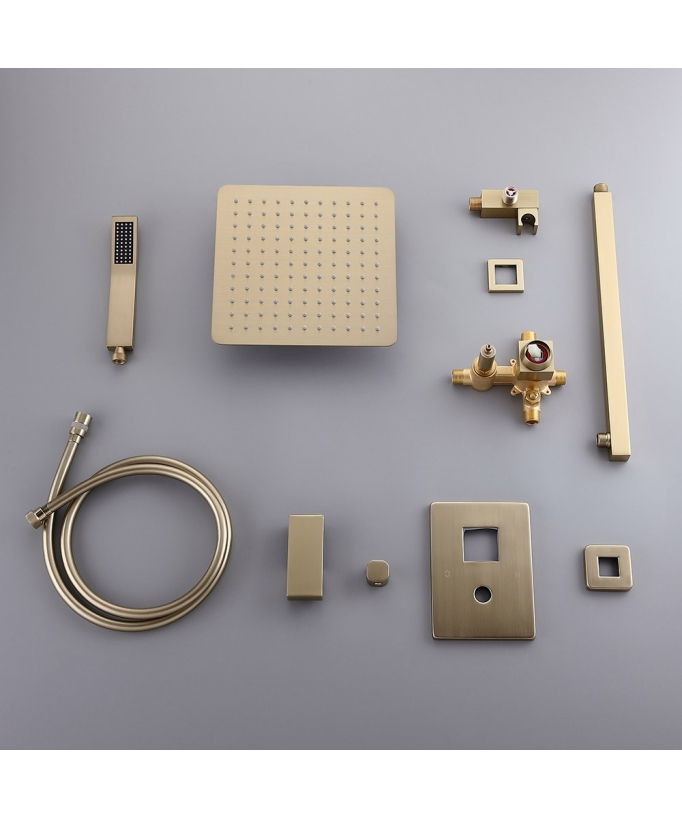 Composizione doccia - Oro spazzolato