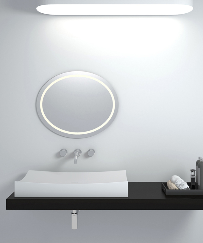 Lavabo rettangolare freestanding Bianco opaco - Owando