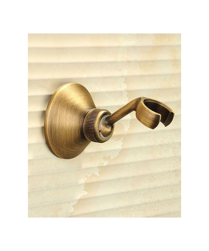 Robinet de douche et baignoire en laiton antique, fixation mural