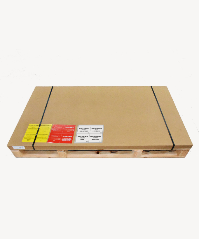Piatto doccia Empereur marrone, finitura Liscia Stone 3D, griglia colorata