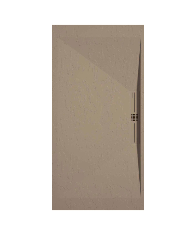 Piatto doccia Moka, Ardesia Stone SIDE, griglia colorata - small