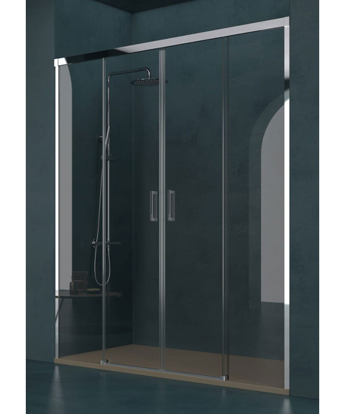 paroi de douche portes coulissantes chromé de la Série Q