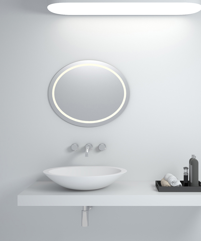 Lavabo a colonna rotondo Blanc mat - Mossendjo