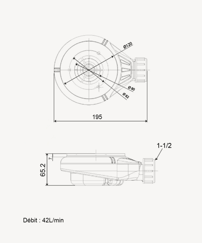 Piatto doccia Oasi marrone chiaro, finitura Liscia Stone 3D, griglia colorata