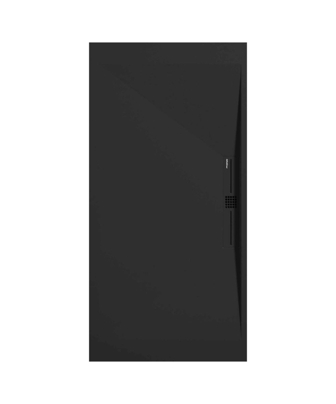 Piatto doccia Nero, Lisse Stone SIDE, griglia colorata - small