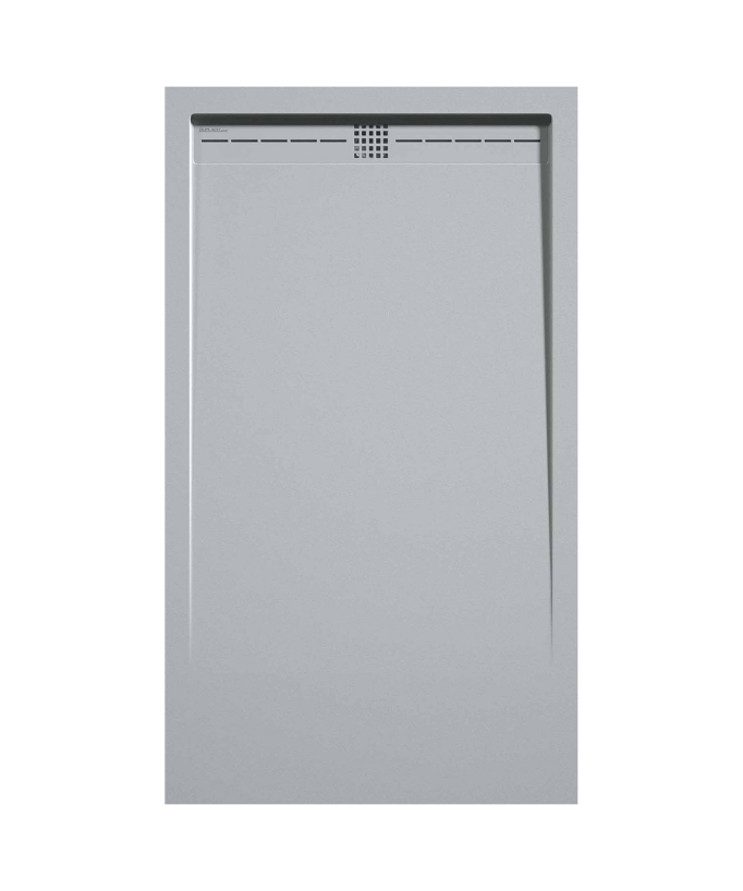 Piatto doccia Grigio 7035, finitura Liscia Stone CACH, griglia colorata - small