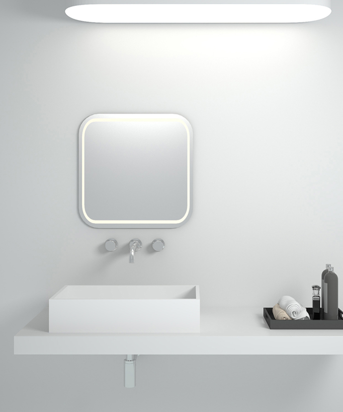 Lavabo rettangolare freestanding Bianco opaco - Shanga1