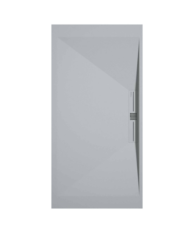 Piatto doccia Grigio 7035, Lisse Stone SIDE, griglia colorata - small