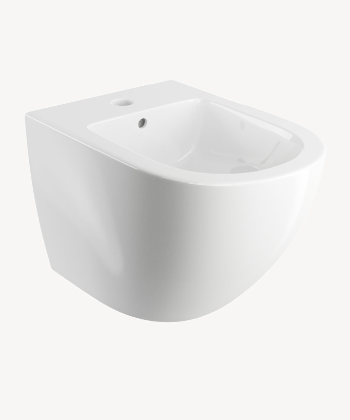 Ottawa - Bidet suspendu confort Blanc