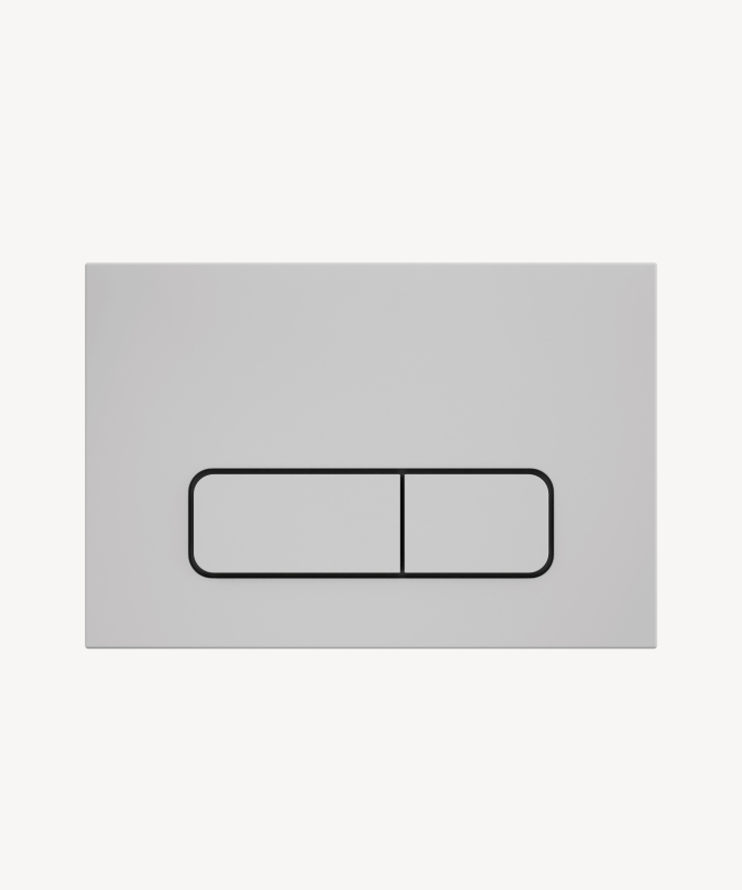 Plaque de déclenchement rectangulaire compatible avec le bâti-support Sigma Geberit