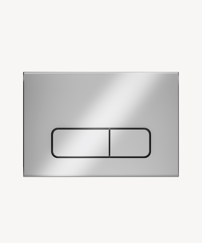 Plaque de déclenchement rectangulaire compatible avec le bâti-support Sigma Geberit
