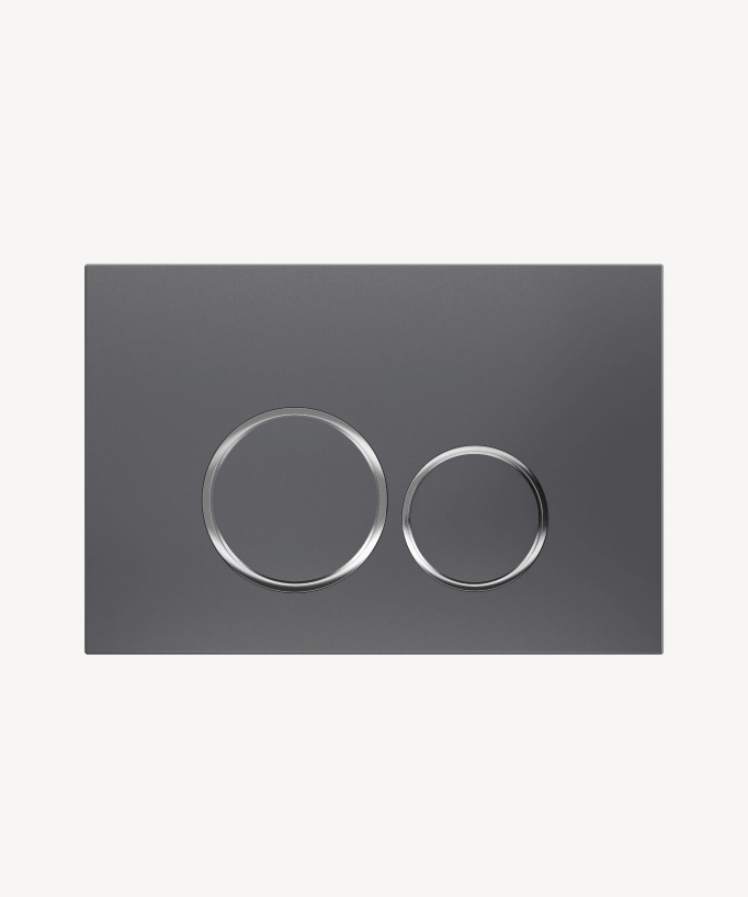 Plaque de déclenchement rond double touche pour bâti-support Sigma Geberit