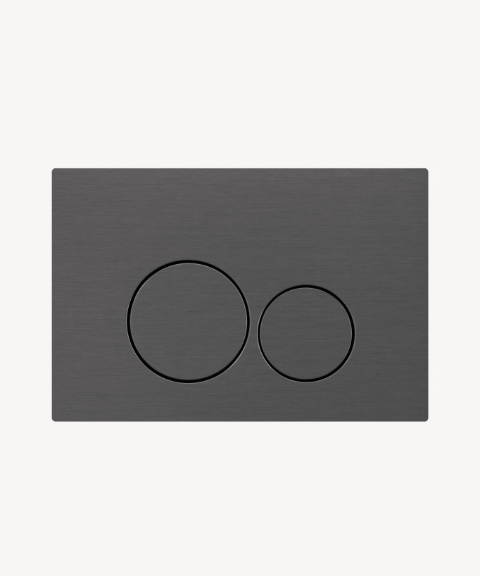 Plaque de déclenchement double touche en acier inoxydable pour bâti-support Sigma Geberit