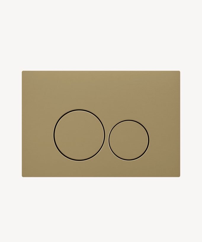 Plaque de déclenchement double touche en acier inoxydable pour bâti-support Sigma Geberit