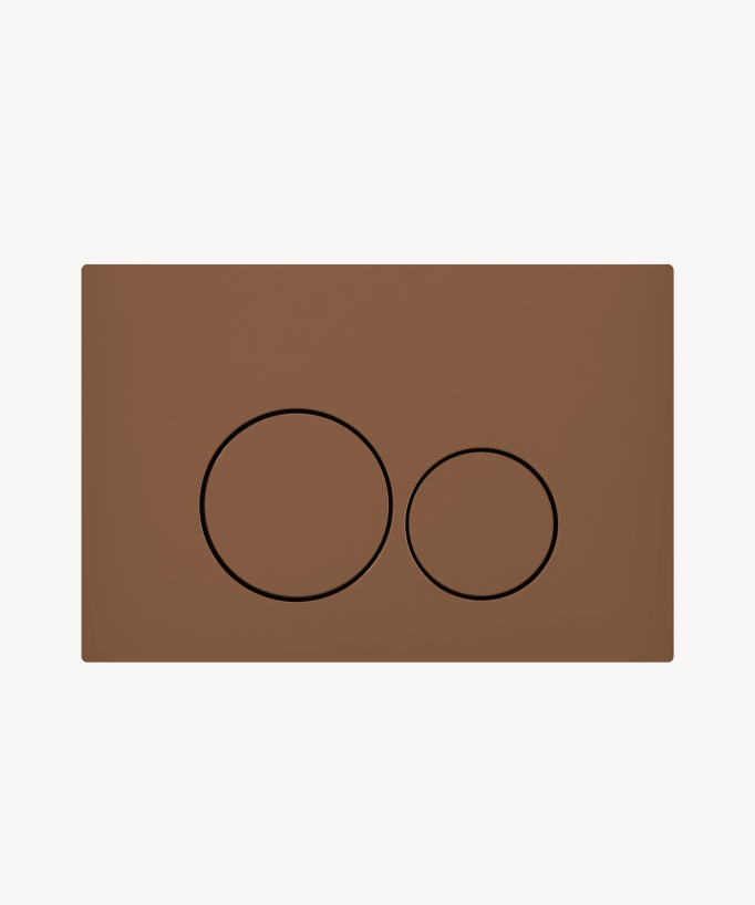 Plaque de déclenchement double touche en acier inoxydable pour bâti-support Sigma Geberit