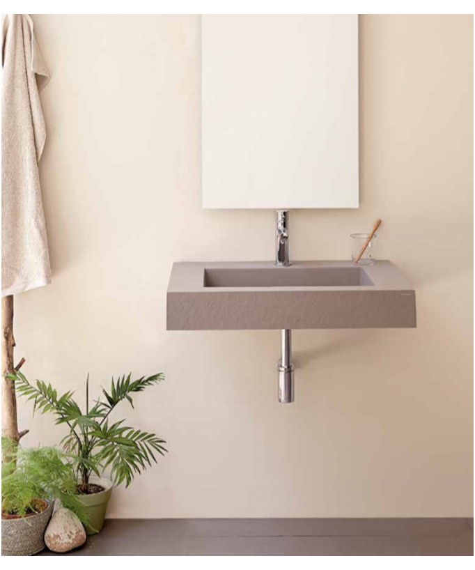 Lavabo simple suspendu Clever