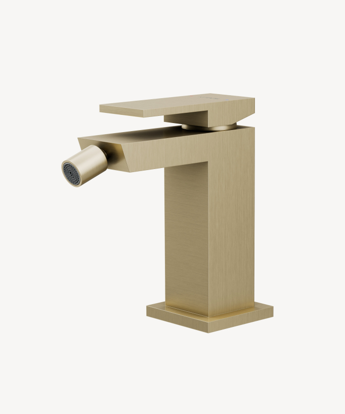 Miscelatore bidet dorato spazzolato - Sirius