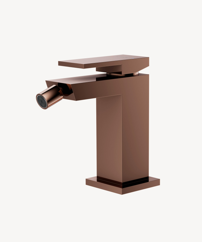 Miscelatore bidet oro rosa - Sirius