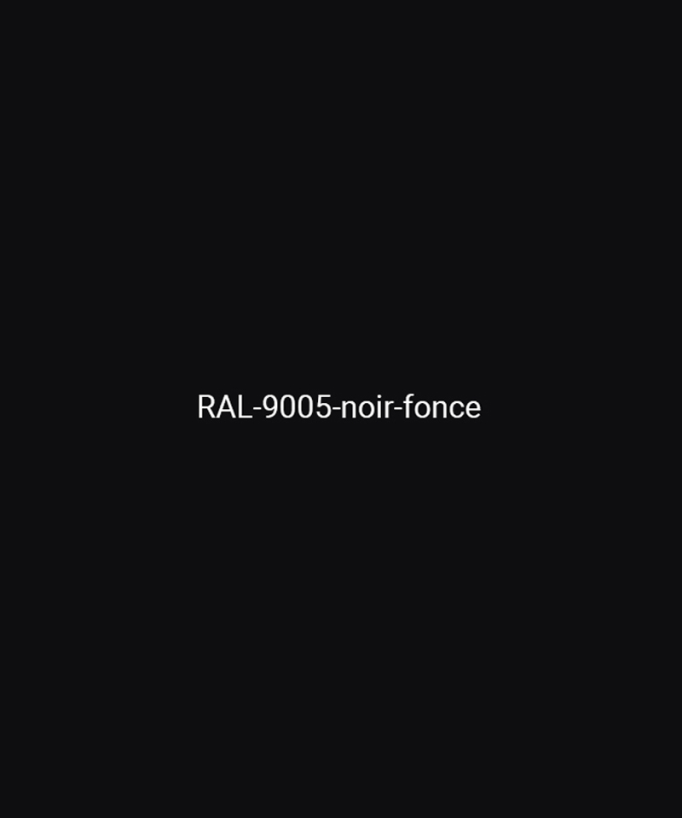Receveur de douche Noir lisse Stone Plus, grille de couleur