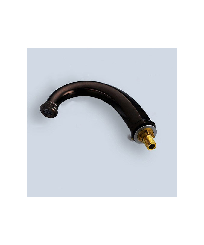 Rubinetto per lavabo in stile vintage in ottone massiccio nero antico