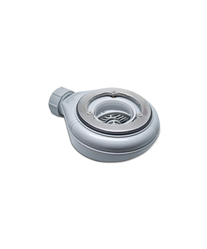 Receveur de douche Blanc, finition Lisse Stone SMART, grille de couleur